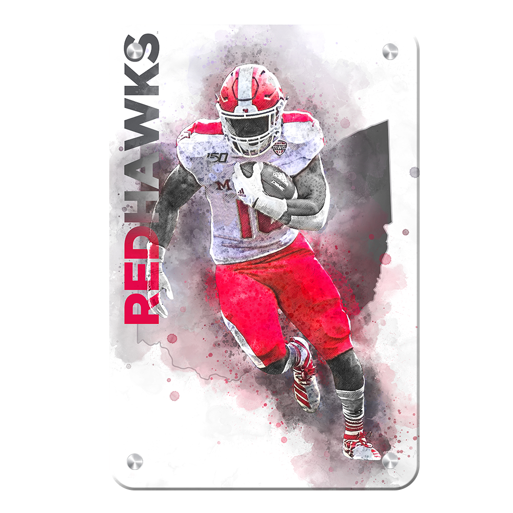 Miami RedHawks<sub>&reg;</sub> - Miami RedHawks<sub>&reg;</sub> Football - College Wall Art#Canvas