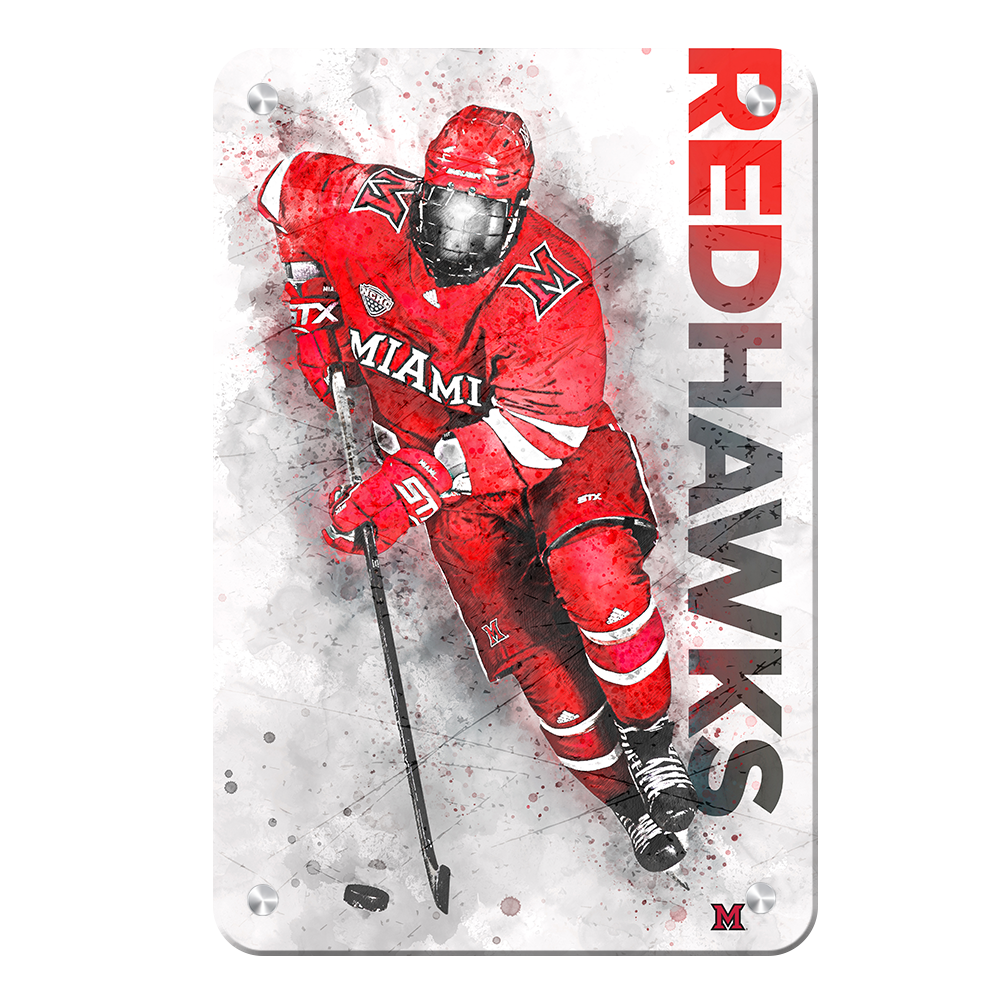 Miami RedHawks<sub>&reg;</sub> - RedHawks<sub>&reg;</sub> Hockey - College Wall Art#Canvas