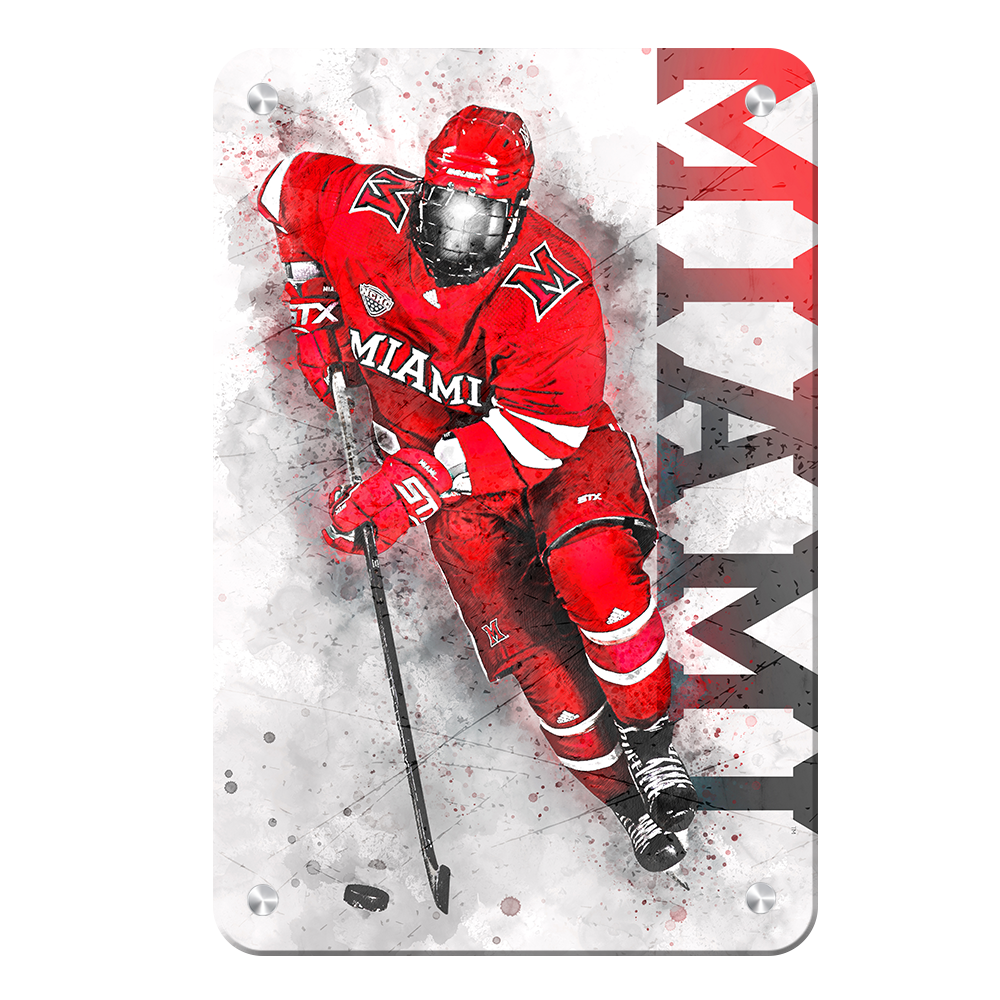 Miami RedHawks Miami Hockey Officially Licensed Wall Art