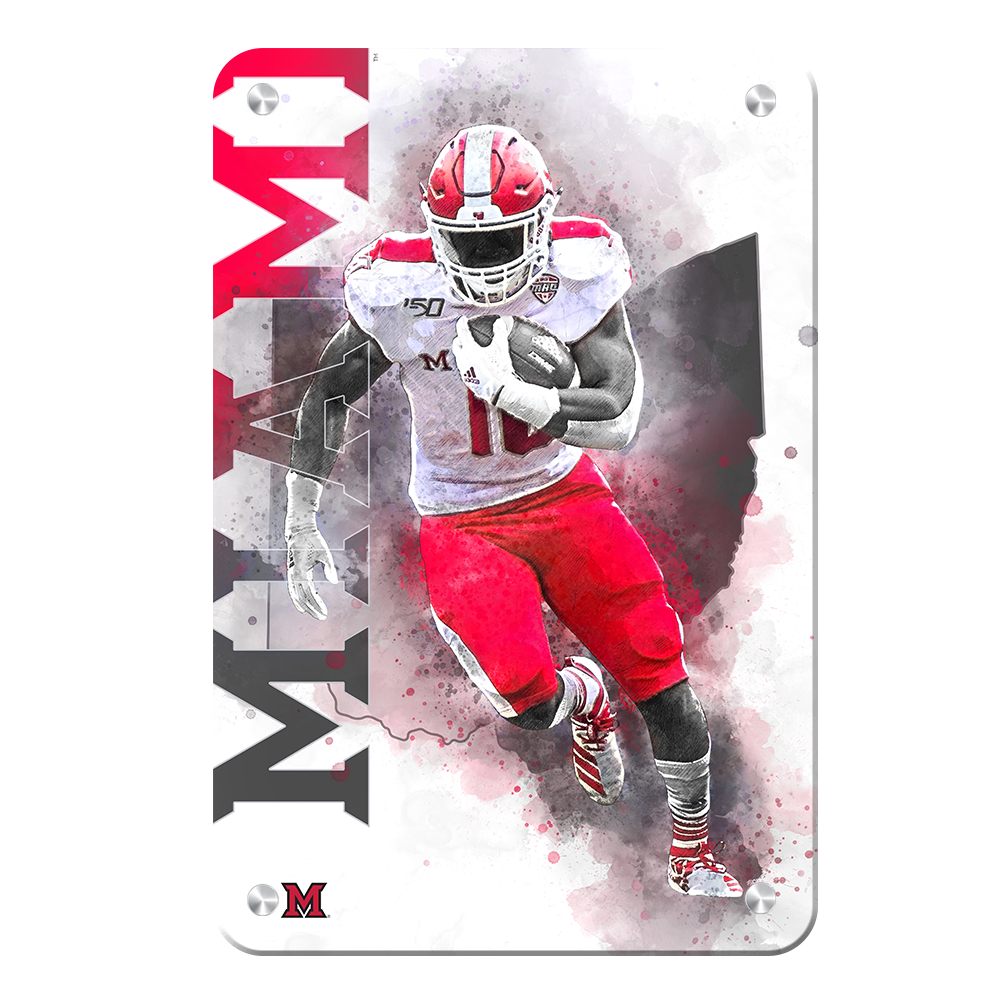 Miami RedHawks<sub>&reg;</sub> - Miami Football - College Wall Art#Canvas