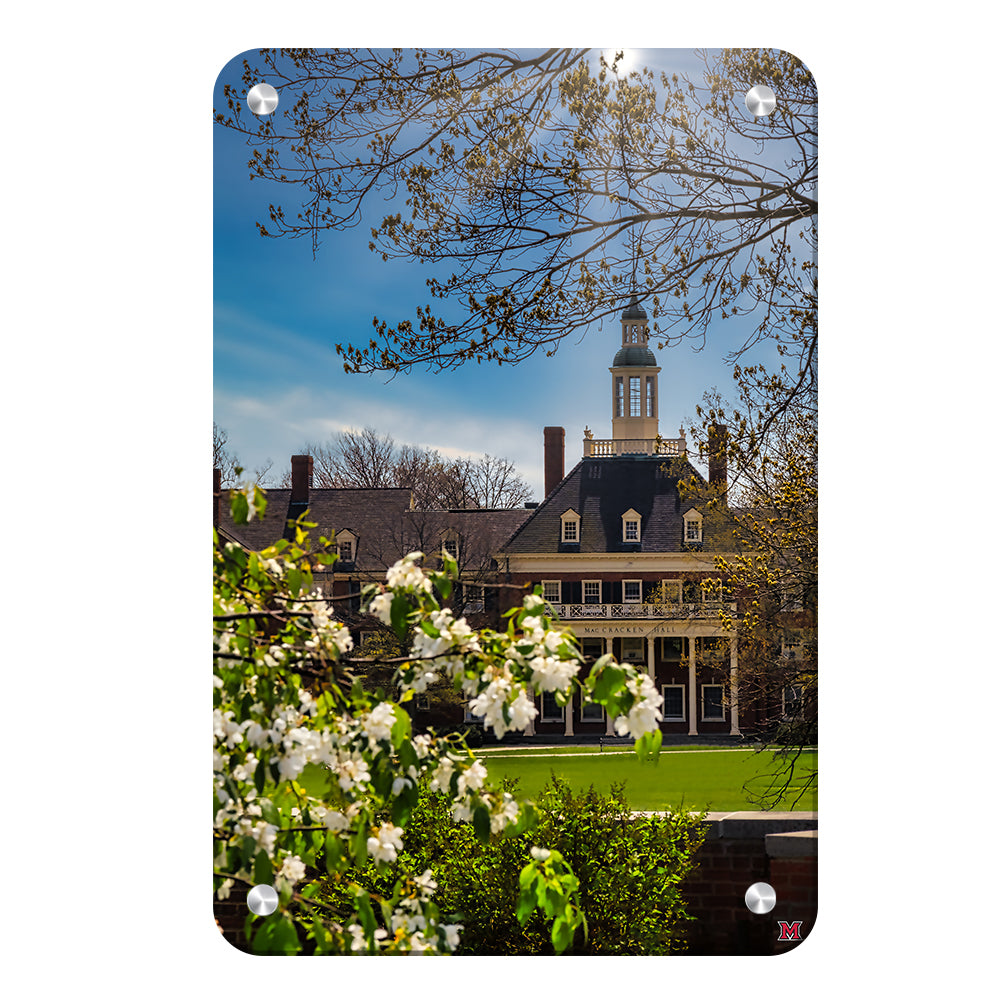 Miami RedHawks - Sundial Night Sky - College Wall Art #Canvas