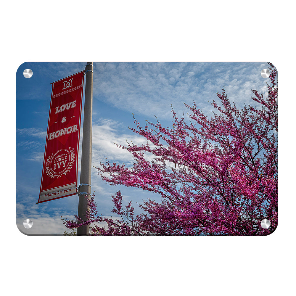 Miami RedHawks<sub>&reg;</sub> - Love and Honor - College Wall Art #Canvas