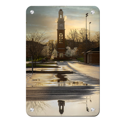 Miami RedHawks - Bell Tower Reflections - College Wall Art #Metal