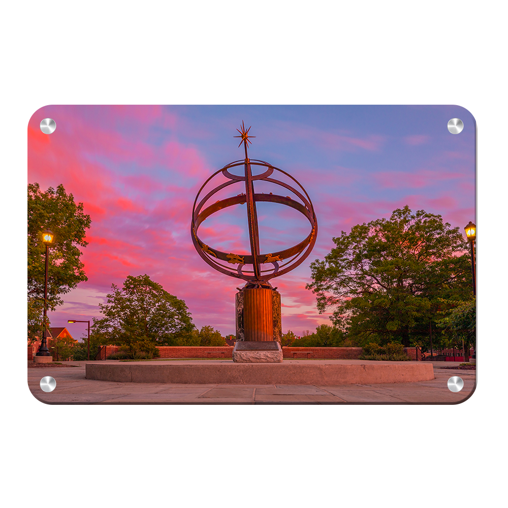 Miami RedHawks - Sundial Sunset - College Wall Art #Canvas