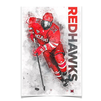Miami RedHawks<sub>&reg;</sub> - RedHawks<sub>&reg;</sub> Hockey - College Wall Art#Poster