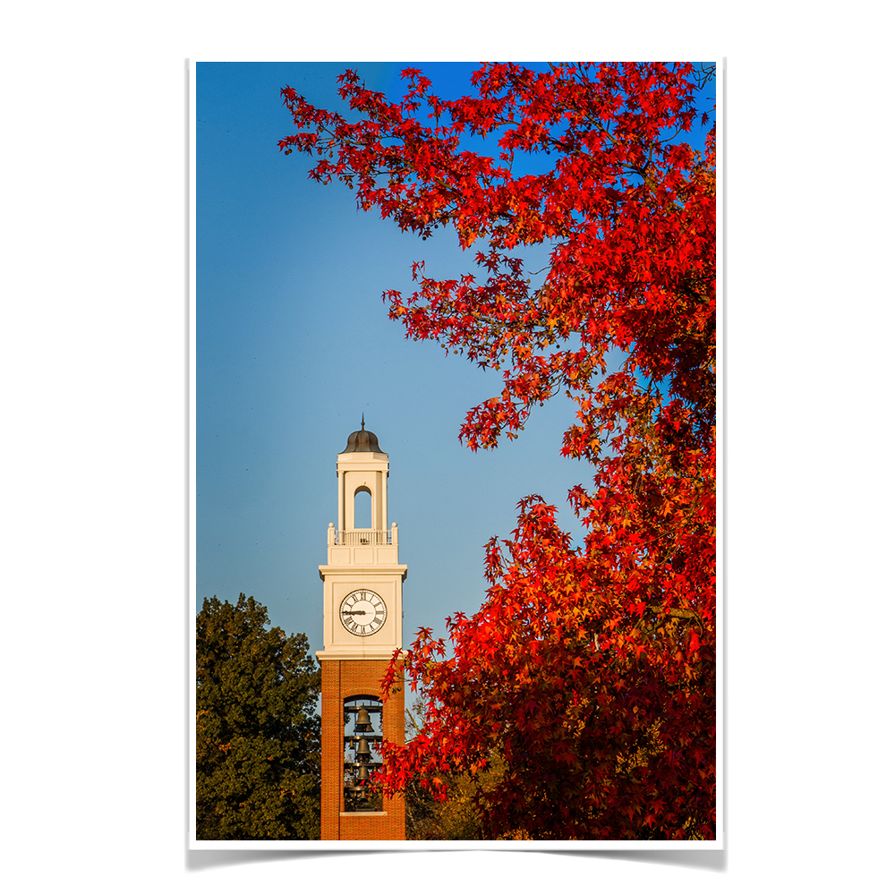 Miami RedHawks<sub>&reg;</sub> - Pulley Tower Blaze - College Wall Art#Canvas