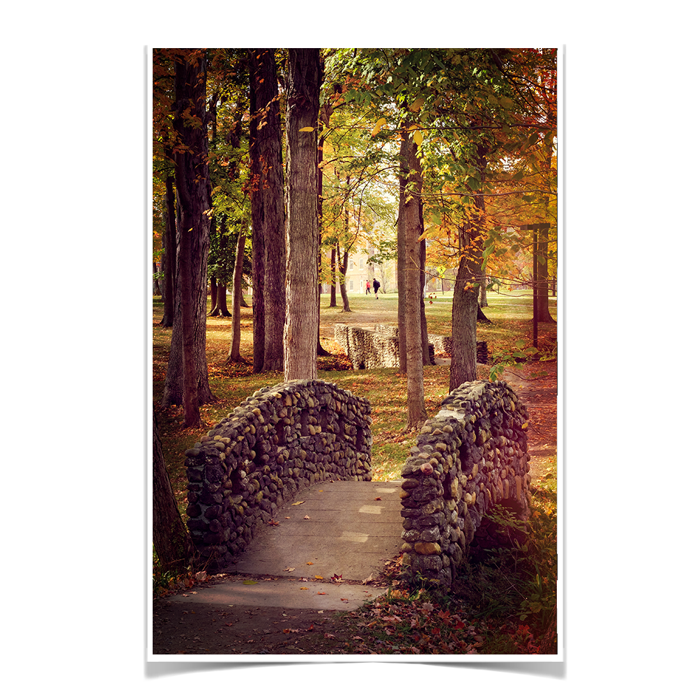 Miami RedHawks<sub>&reg;</sub>  - Autumn Western Bridges - College Wall Art#Canvas