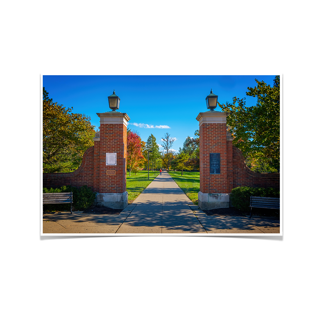 Miami RedHawks<sub>&reg;</sub> - Slant Gates - College Wall Art#Canvas