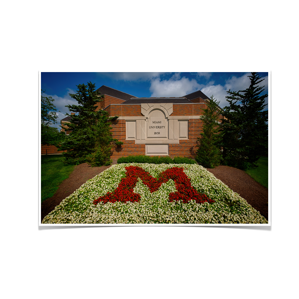 Miami RedHawks<sub>&reg;</sub> - Miami University 1809 - College Wall Art#Canvas