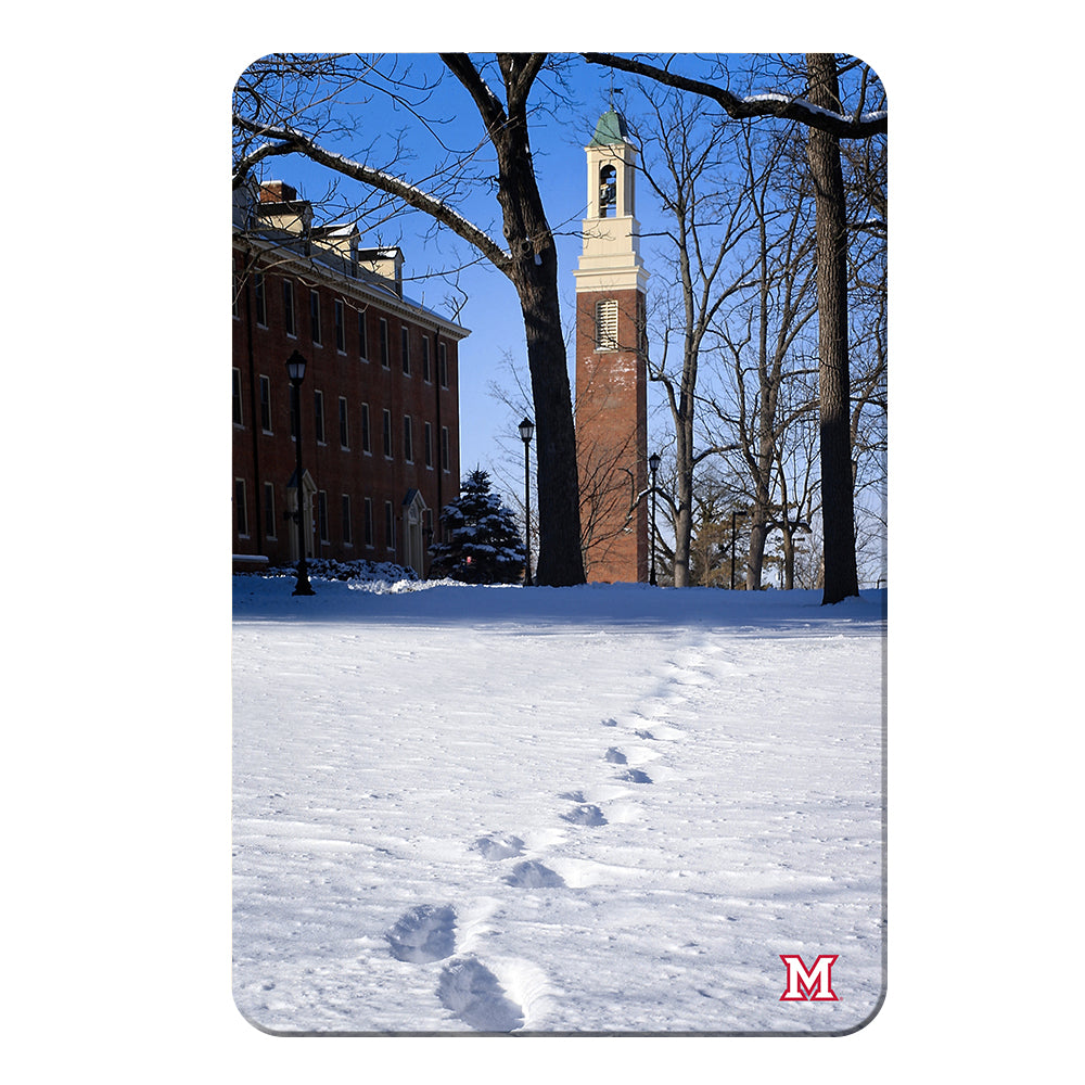 Miami RedHawks<sub>&reg;</sub> - Bela Winter Tracks - College Wall Art#Canvas