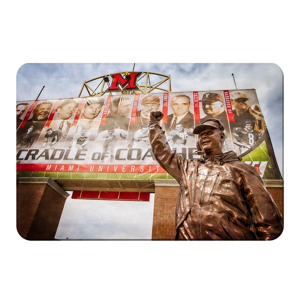 Miami RedHawks<sub>&reg;</sub> - Cradle of Coaches - College Wall Art#Canvas