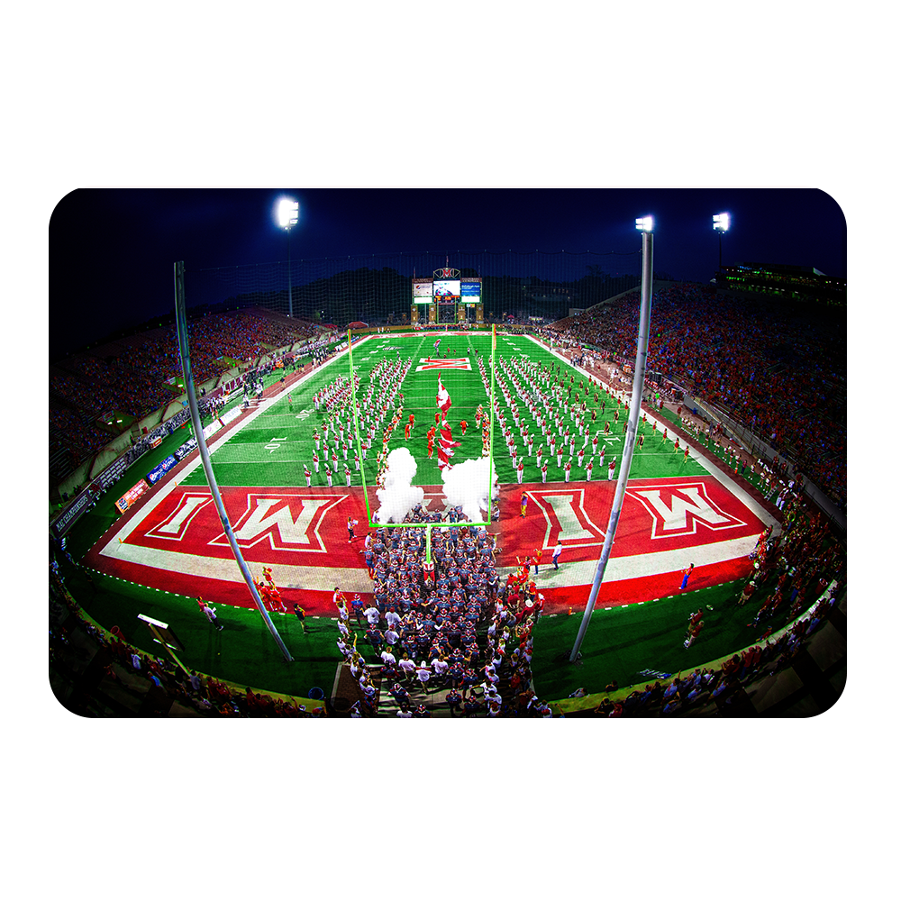 Miami RedHawks<sub>&reg;</sub> - Yager Stadium Grand Entrance - College Wall Art#Canvas