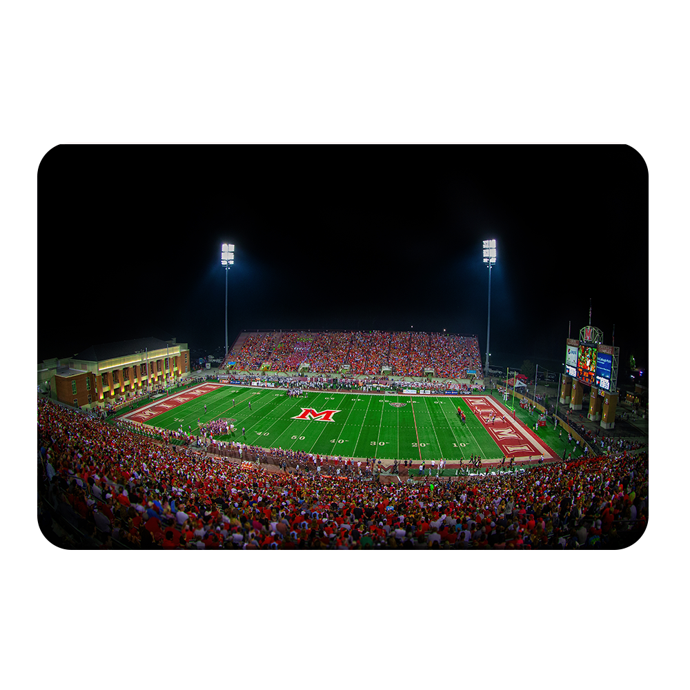 Miami RedHawks<sub>&reg;</sub> - Yager Stadium - College Wall Art#Canvas