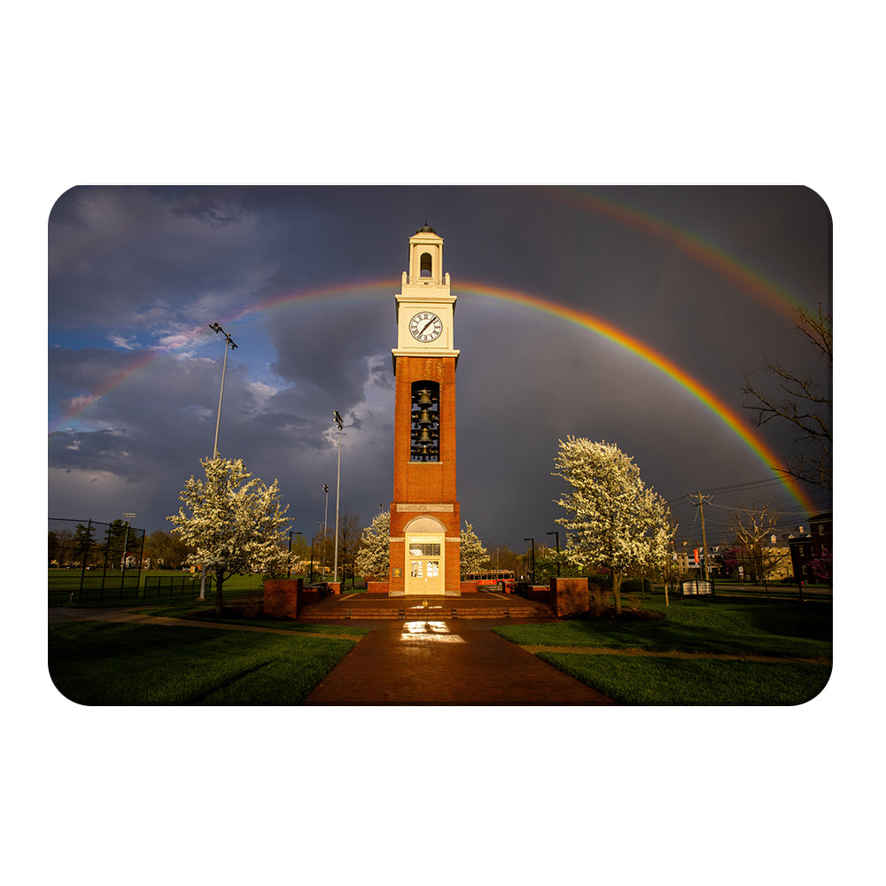 Miami RedHawks<sub>&reg;</sub> - Miami University Bell Tower Rainbow - College Wall Art #Canvas