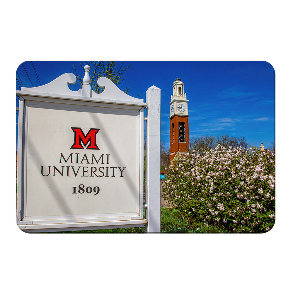 Miami RedHawks<sub>&reg;</sub> - Miami University 1809 Spring - College Wall Art #Canvas