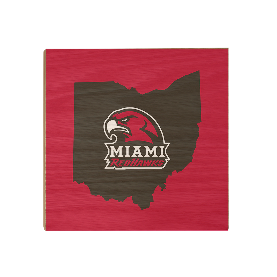 Miami RedHawks<sub>&reg;</sub> - RedHawks<sub>&reg;</sub> - College Wall Art#Canvas
