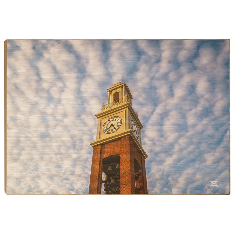 Miami RedHawks<sub>&reg;</sub> - Pulley in the Clouds - College Wall Art#Canvas