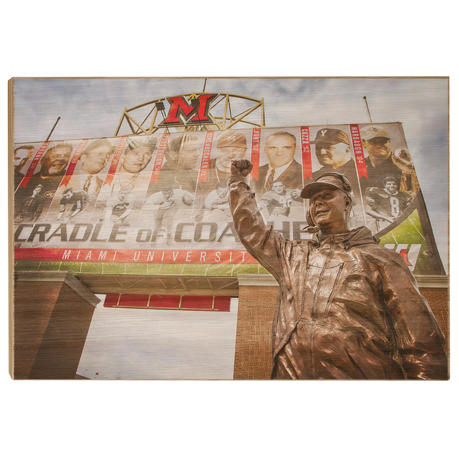 Miami RedHawks<sub>&reg;</sub> - Cradle of Coaches - College Wall Art#Canvas