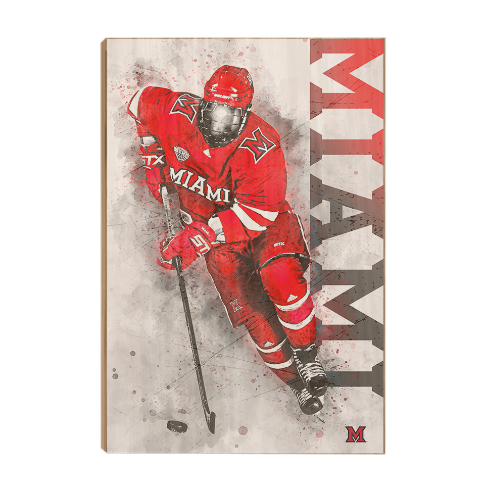 Miami RedHawks<sub>&reg;</sub> - Miami Hockey - College Wall Art#Canvas