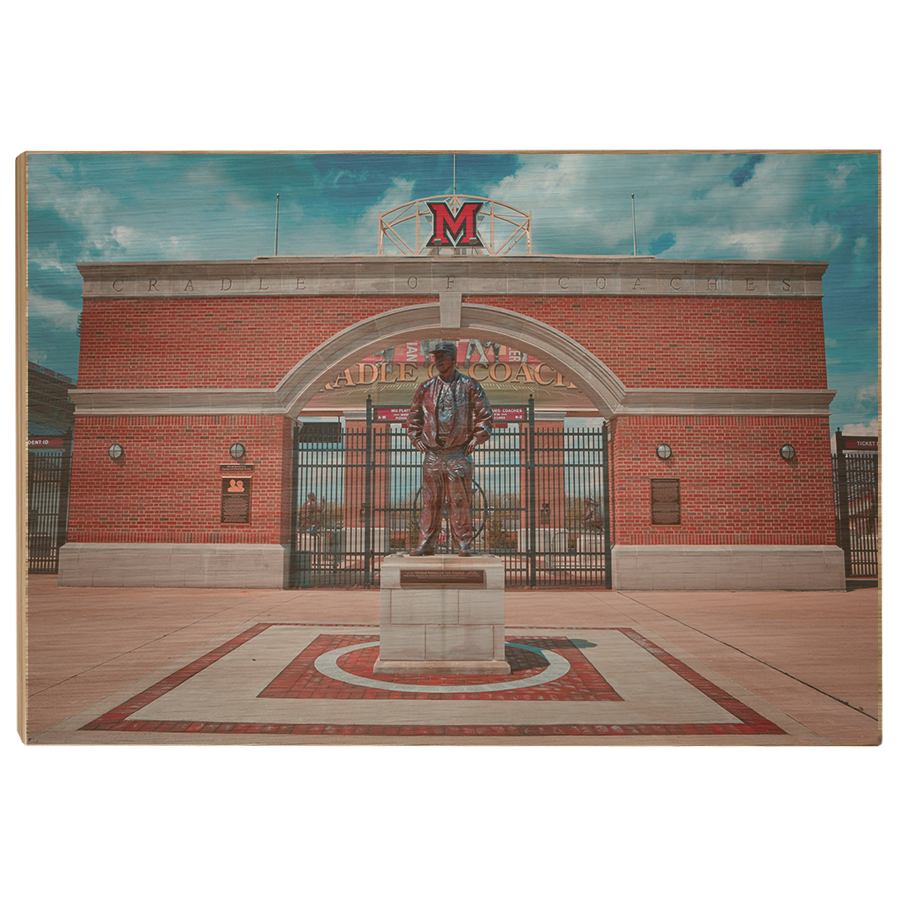 Miami RedHawks<sub>&reg;</sub> - Miami Cradle of Coaches - College Wall Art#Canvas