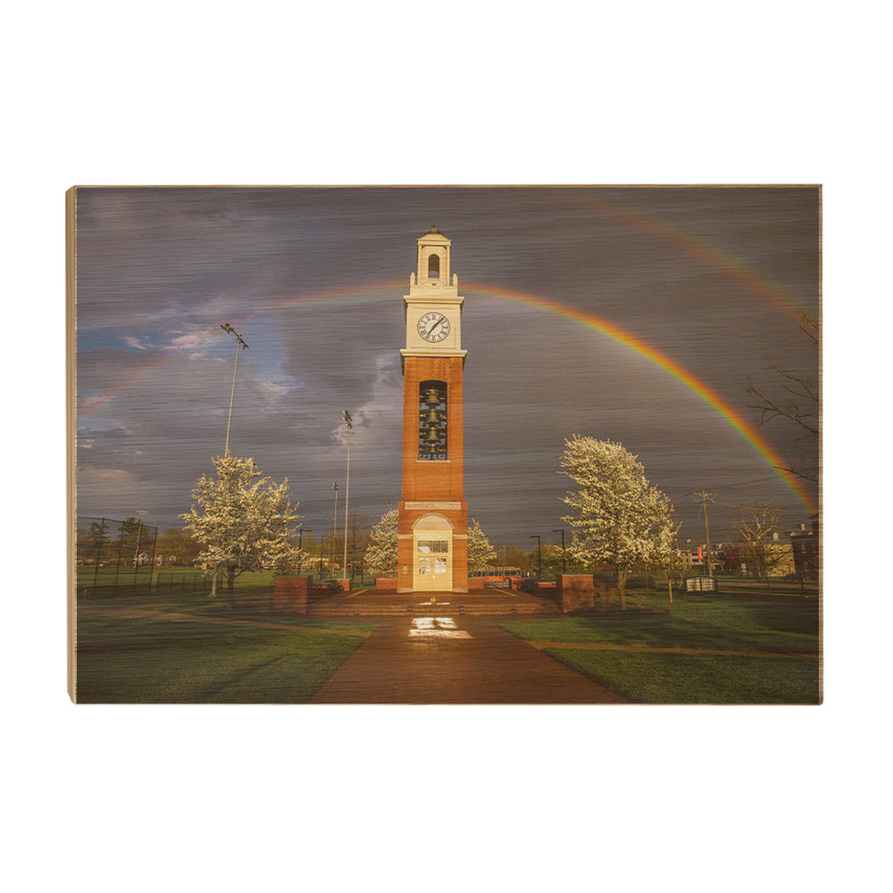 Miami RedHawks<sub>&reg;</sub> - Miami University Bell Tower Rainbow - College Wall Art #Canvas