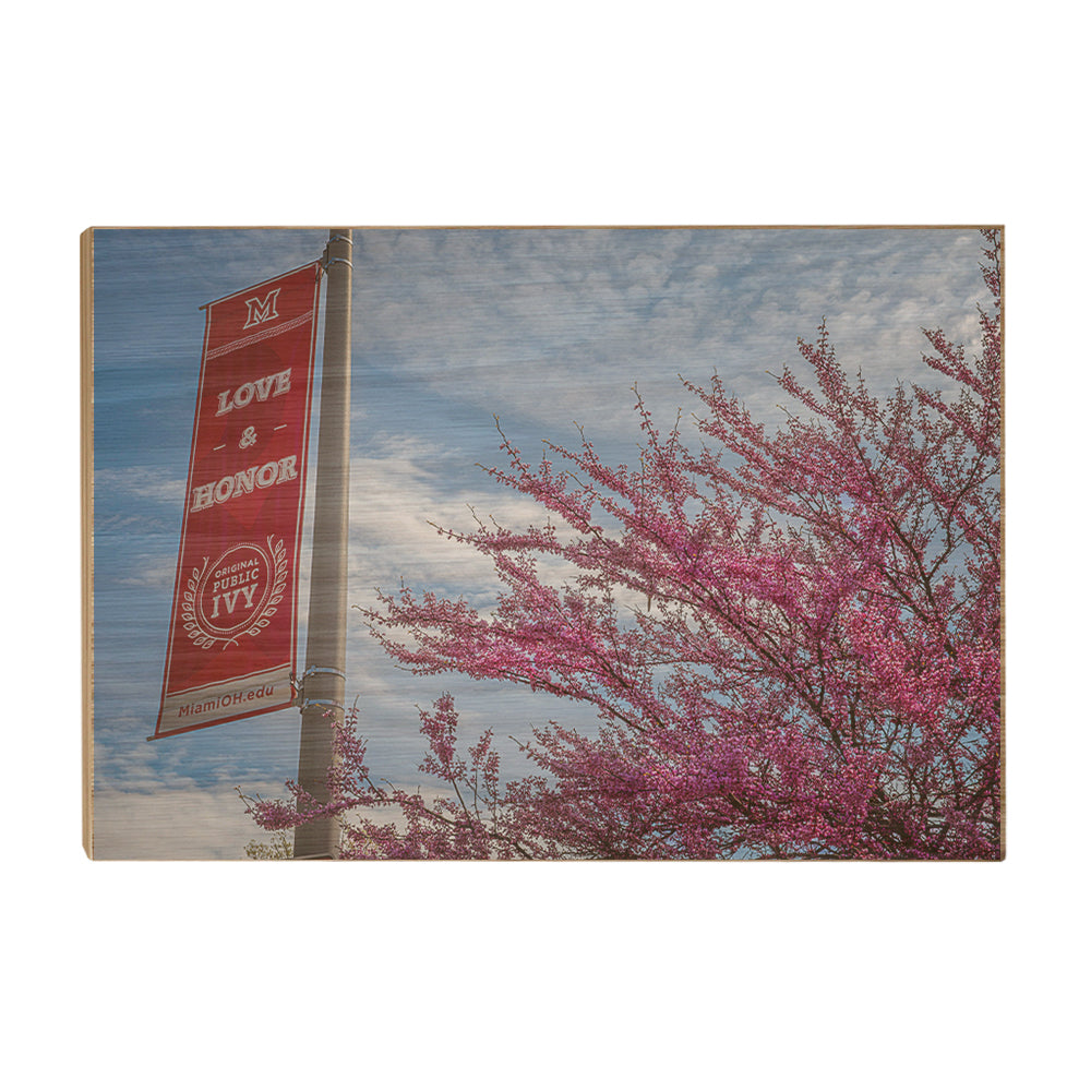 Miami RedHawks<sub>&reg;</sub> - Love and Honor - College Wall Art #Canvas