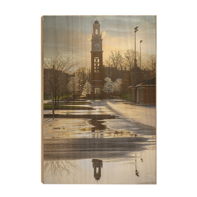 Miami RedHawks - Bell Tower Reflections - College Wall Art #Wood