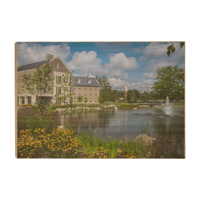 Miami RedHawks - Spring Campus - College Wall Art #Wood