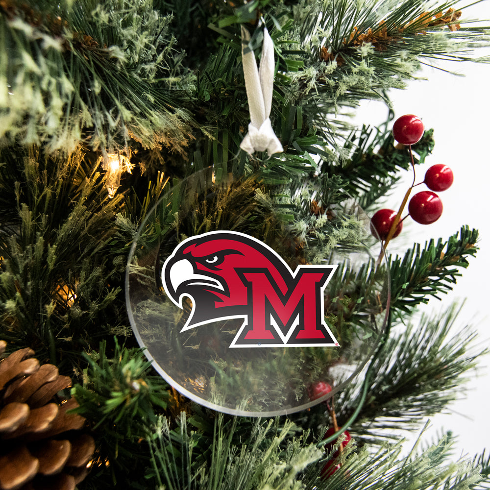 Miami RedHawks - M RedHawks Logo Bag Tag & Ornament