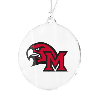Miami RedHawks - M RedHawks Logo Bag Tag & Ornament