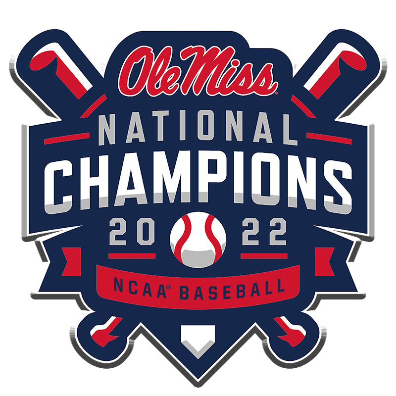 2022 MENS COLLEGE WORLD SERIES PATCH CWS CHAMPIONSHIP OLE MISS REBELS  CHAMPIONS!