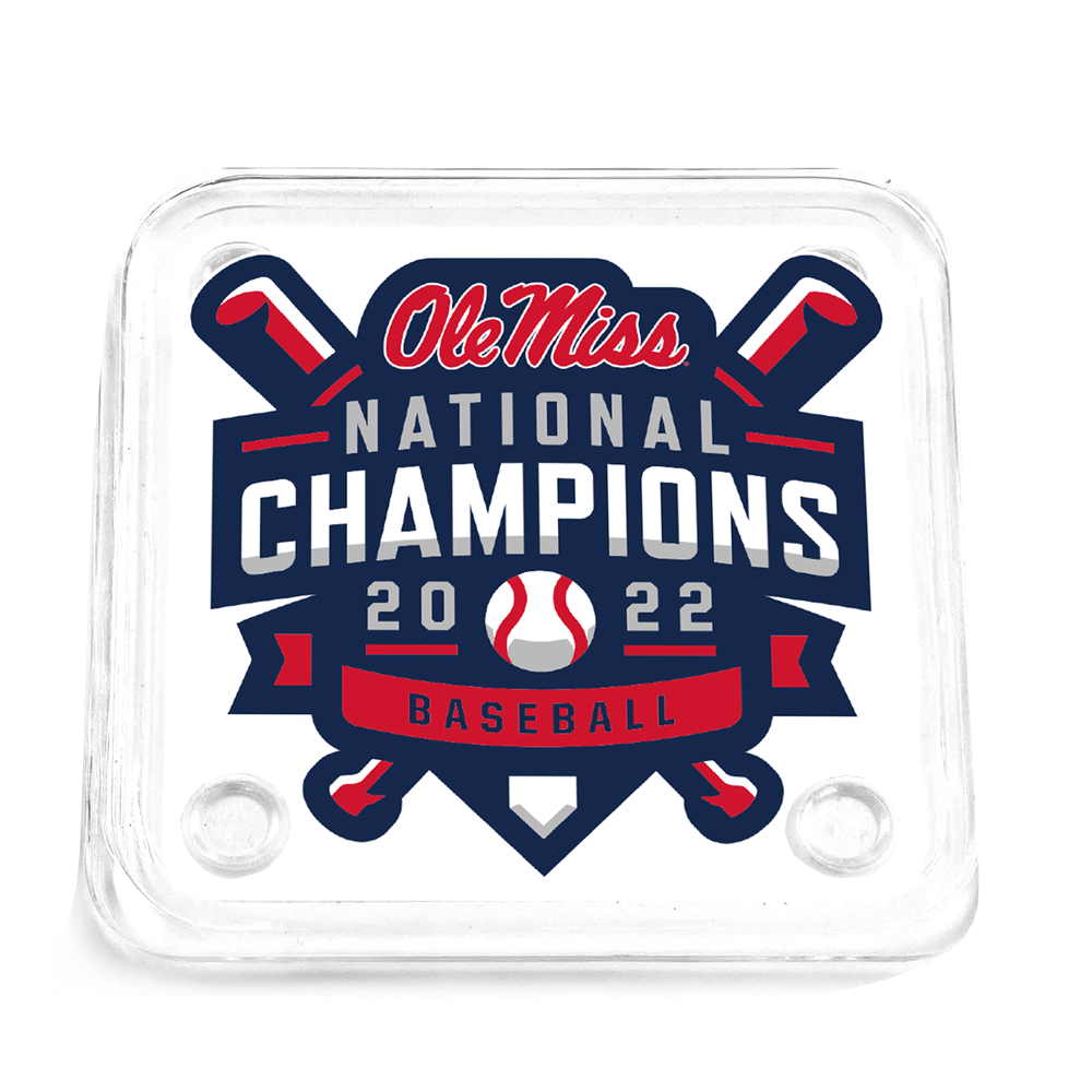 Ole Miss Rebels - 2022 National Baseball Champions Drink Coaster