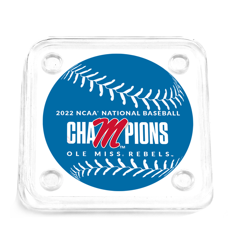 Ole Miss Rebels - ChaMpions Drink Coaster