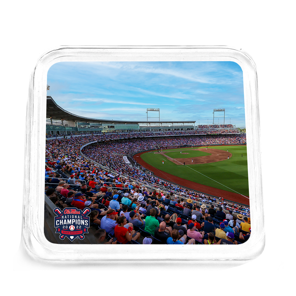 Ole Miss Rebels - CWS Game Day Drink Coaster - College Wall Art #Coaster
