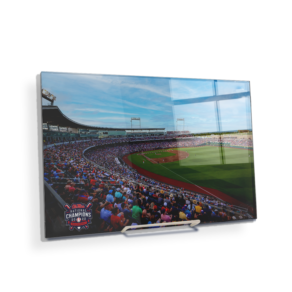 Ole Miss Rebels - CWS Game Day - College Wall Art #Canvas