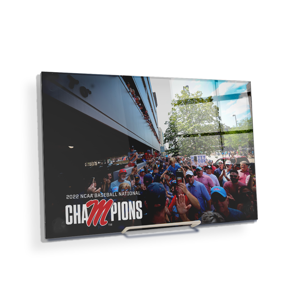 Ole Miss Rebels - CWS Walk of Champions - College Wall Art #Canvas