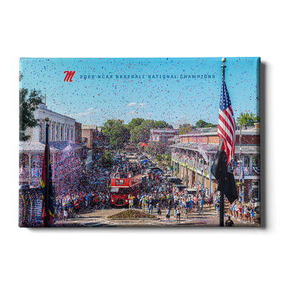 Ole Miss Rebels - 2022 Parade of Baseball National Champions - College Wall Art #Canvas
