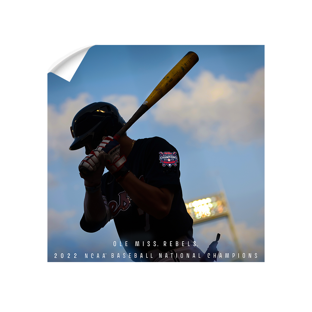 Ole Miss Rebels 2022 NCAA Baseball National Champions - College Wall Art #Canvas
