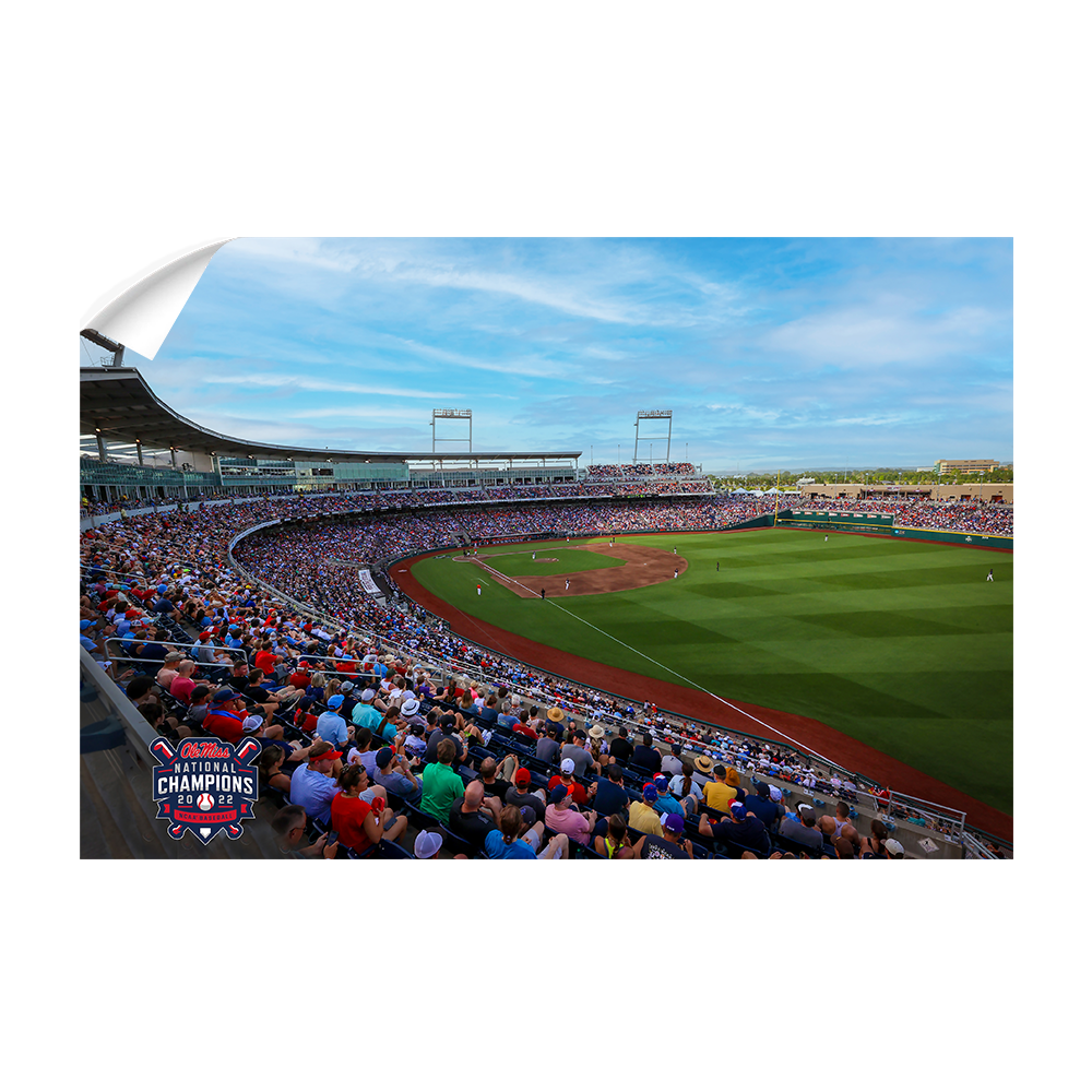 Ole Miss Rebels - CWS Game Day - College Wall Art #Canvas