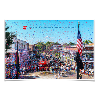Ole Miss Rebels - 2022 Parade of Baseball National Champions - College Wall Art #Poster