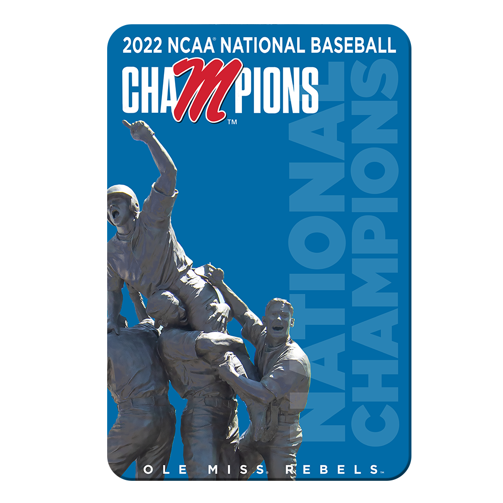 Ole Miss Rebels - National Baseball Champions Ole Miss - College Wall Art #Canvas