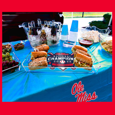 Ole Miss Rebels -  2022 National Baseball Champions Decorative Tray