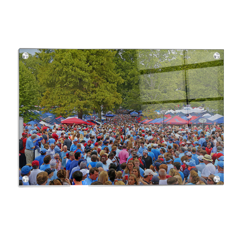 Ole Miss Rebels - Swarm the Grove - College Wall Art #Canvas