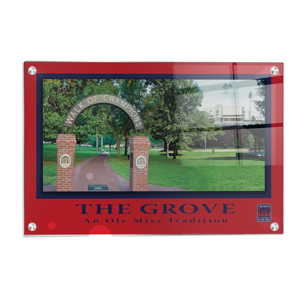 Ole Miss Rebels - The Grove an Ole Miss Tradition - College Wall Art #Canvas
