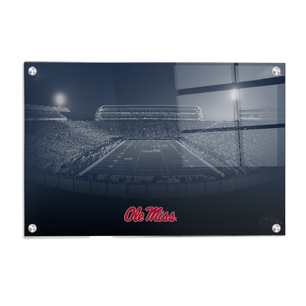 Ole Miss Rebels - Vaught Hemingway Night - College Wall Art #Canvas