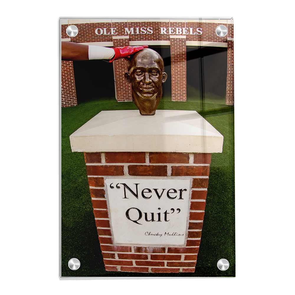 Ole Miss Rebels - Never Quit - College Wall Art #Canvas