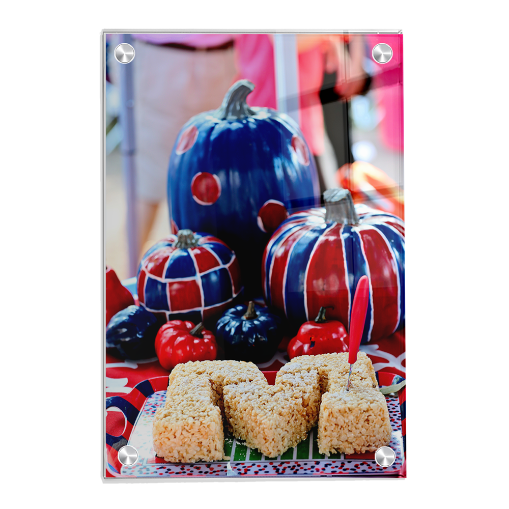 Ole Miss Rebels - Mississippi Pumpkin - College Wall Art #Canvas