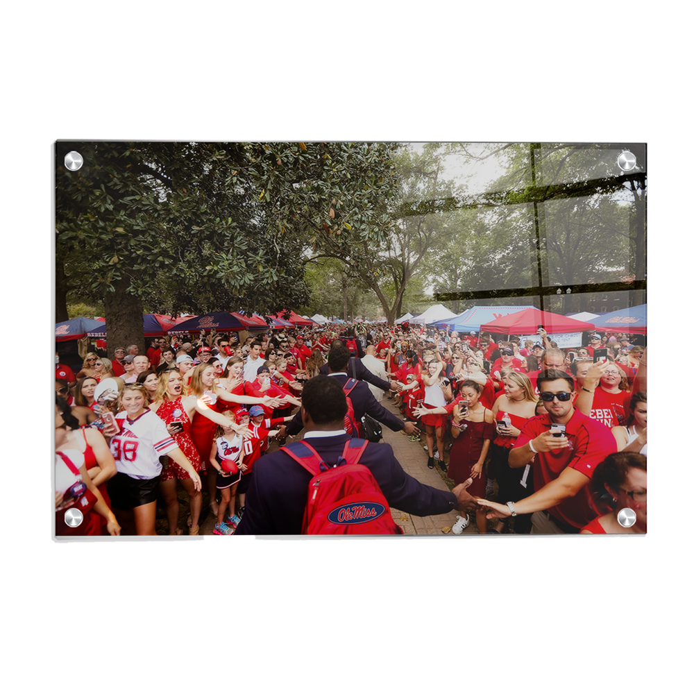Ole Miss Rebels - The Walk - College Wall Art #Canvas