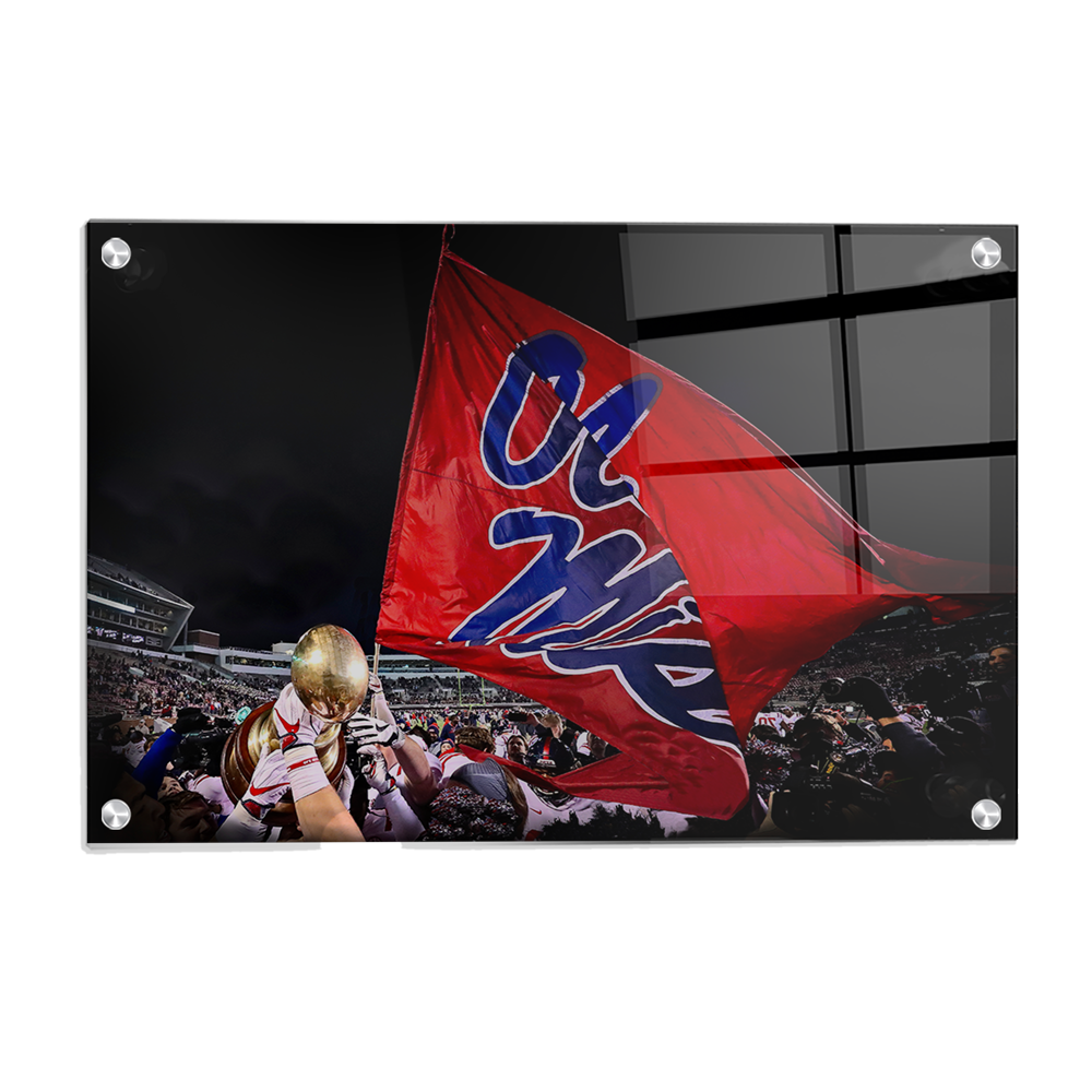 Ole Miss Rebels - Egg Bowl Victory - College Wall Art #Canvas