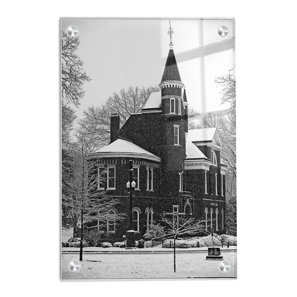 Ole Miss Rebels - Snow Day Ventress Hall - College Wall Art #Canvas